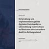 Cover der Bachelorarbeit von Andreas Seidl zum Thema „Entwicklung und Implementierung eines digitalen Dashboards zur Übermittlung von Feedback auf Basis von elektronischem Audit im Rettungsdienst“