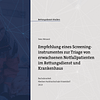 Cover zur Bachelorarbeit von Sven Weinert zum Thema "Empfehlung eines Screeninginstrumentes zur Triage von erwachsenen Notfallpatienten im Rettungsdienst und Krankenhaus"