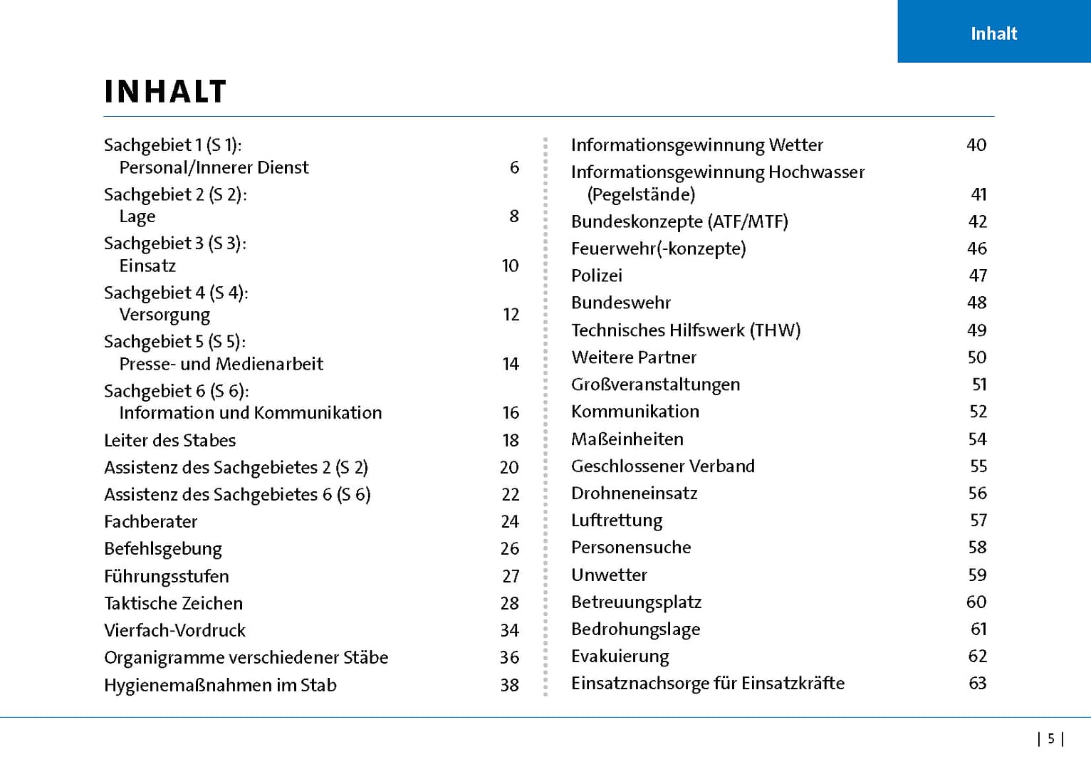 Taschenkarten Stabsarbeit – Einsatzhilfen für Angehörige von Katastrophen- und Krisenstäben – Bild 2