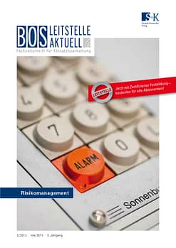 BOS LEITSTELLE AKTUELL 2/2013 - Risikomanagement