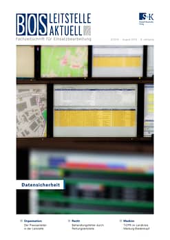 BOS LEITSTELLE AKTUELL 3/2018 - Datensicherheit