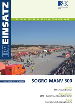 IM EINSATZ 01/2011 - SOGRO MANV 500