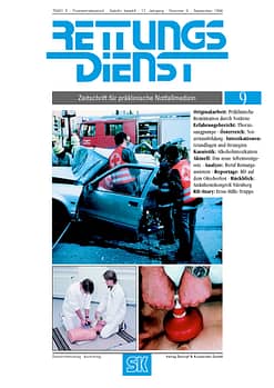 RETTUNGSDIENST 09/1994
