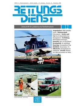 RETTUNGSDIENST 12/1994