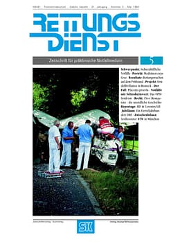 RETTUNGSDIENST 05/1998