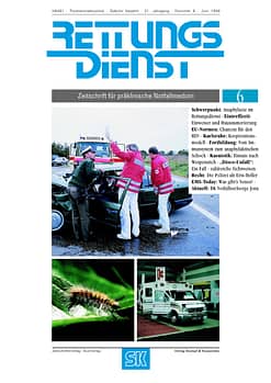 RETTUNGSDIENST 06/1998