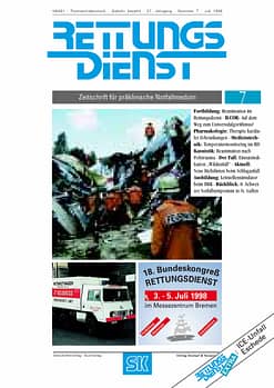 RETTUNGSDIENST 07/1998