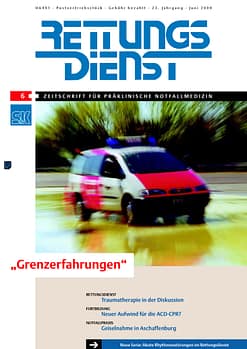 RETTUNGSDIENST 06/2000