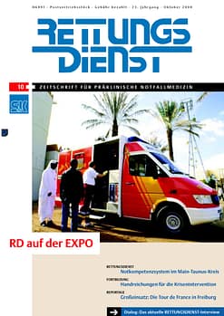 RETTUNGSDIENST 10/2000