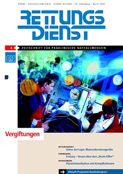 RETTUNGSDIENST 04/2001