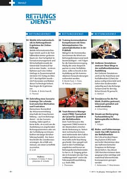 RETTUNGSDIENST 07/2011