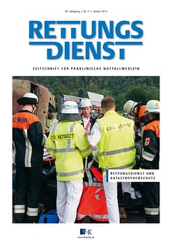 RETTUNGSDIENST 01/2013