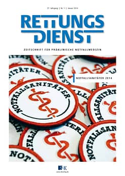 RETTUNGSDIENST 01/2014