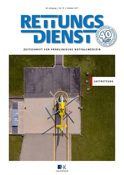 Rettungsdienst 10/2017 - Luftrettung