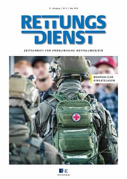 Rettungsdienst 5/2018 - Bedrohliche Lagen