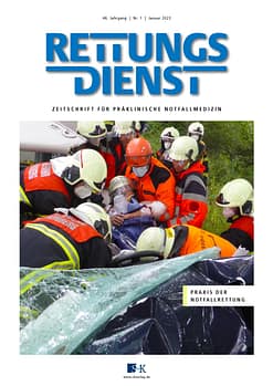 RETTUNGSDIENST 1/2023: Praxis der Notfallrettung