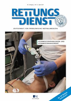 Rettungsdienst 4/2017 - Atemwegserkrankungen und Atemwegsmanagement