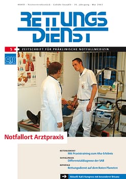 RETTUNGSDIENST 05/2003