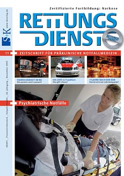RETTUNGSDIENST 11/2005