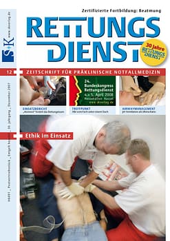 RETTUNGSDIENST 12/2007