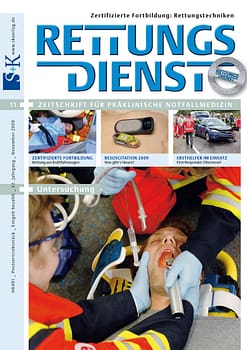 RETTUNGSDIENST 11/2009
