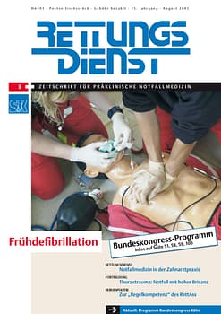 RETTUNGSDIENST 08/2002
