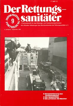 Der Rettungssanitäter 09/1983
