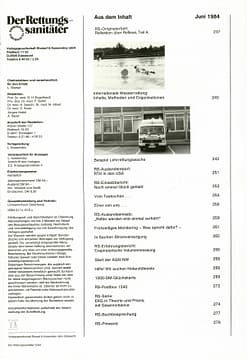 Der Rettungssanitäter 06/1984