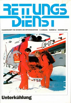 RETTUNGSDIENST 12/1986