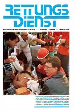 RETTUNGSDIENST 02/1990