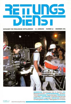 RETTUNGSDIENST 12/1991