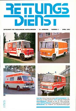 RETTUNGSDIENST 04/1993