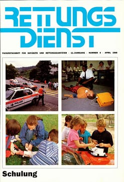 RETTUNGSDIENST 04/1988