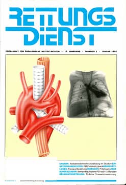 RETTUNGSDIENST 01/1992