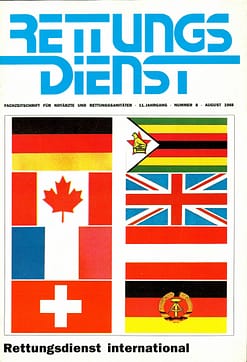 RETTUNGSDIENST 08/1988