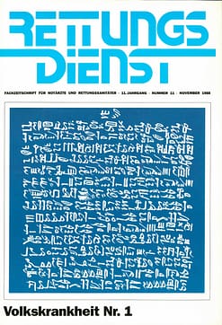 RETTUNGSDIENST 11/1988