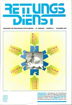 RETTUNGSDIENST 11/1992