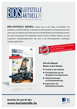 BOS LEITSTELLE AKTUELL 1/2014 - Schnittstellen