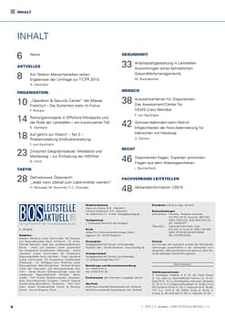 BOS LEITSTELLE AKTUELL 1/2015 - Personalentwicklung