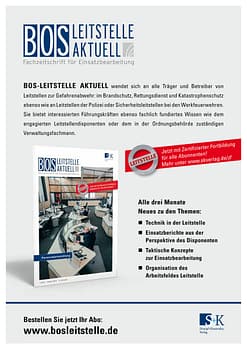 BOS LEITSTELLE AKTUELL 1/2015 - Personalentwicklung