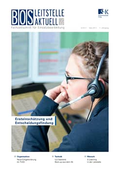 BOS LEITSTELLE AKTUELL 2/2017 - Ersteinschätzung und Entscheidungsfindung