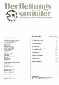 Der RettungssanitÃ¤ter 03/1979