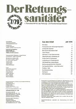 Der Rettungssanitäter 07/1979