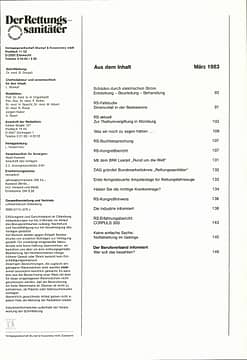 Der Rettungssanitäter 03/1983