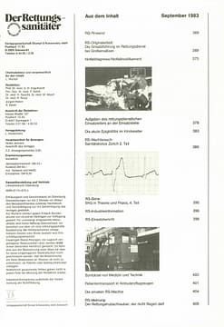 Der Rettungssanitäter 09/1983