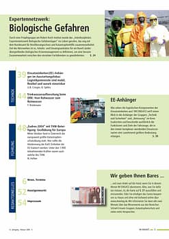 IM EINSATZ 01/2005 - Katastropheneinsätze