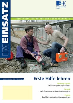 IM EINSATZ 05/2008 - Erste Hilfe lehren
