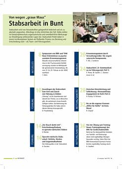 IM EINSATZ 02/2013 - Stabsarbeit – viele Facetten und Funktionen