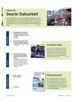 IM EINSATZ 02/2013 - Stabsarbeit – viele Facetten und Funktionen