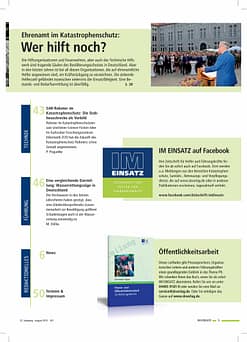 IM EINSATZ 04/2015 - Herausforderung auch für Experten